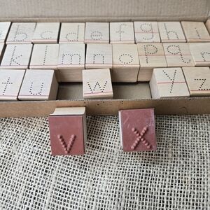 Educational Letter Stamps- Follow-The-Dots Stamps Set